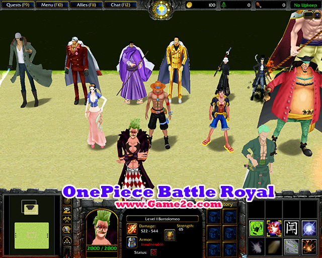 download map dota one piece